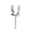 Immagine di PORTAPILASTRO CON BARRA L 71XH150 MM