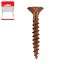 Immagine di VITE PER LEGNO 4x30 MM BRONZO 25 PZ/BLISTER