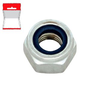 Immagine di DADO ESAGONALE AUTOBLOCCANTE ZINCATO M 5 BLISTER 15 PZ