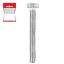 Immagine di BULLONE INOX TESTA ESAGONALE INTERAMENTE FILETTATO 6X80 MM BLISTER 4 PZ