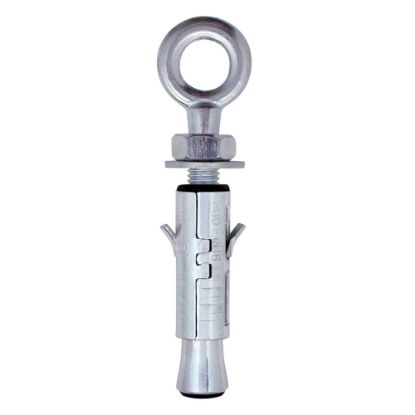 Immagine di TASSELLO CON OCCHIOLO Ø 12x50 MM - M6 CONFEZIONE DA 50 PZ