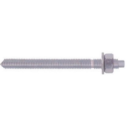 Immagine di BARRA FILETTATA PER RESINA M 8x110 MM CONFEZIONE 10 PZ