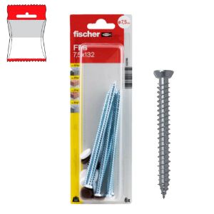Immagine di VITE PER CALCESTRUZZO 7,5x132 MM BLISTER 6 PZ