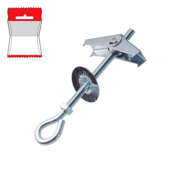 Immagine di ANCORA A SCATTO CON OCCHIOLO M 4,50x80 MM BLISTER 10 PZ