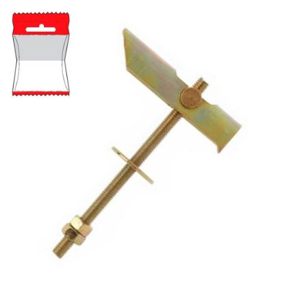 Immagine di ANCORA BASCULANTE CON BARRA M 6x100 MM CONFEZIONE 2 PZ