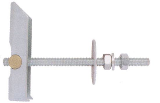 Immagine di ANCORA BASCULANTE CON BARRA M 6x100 MM CONFEZIONE DA 25 PZ