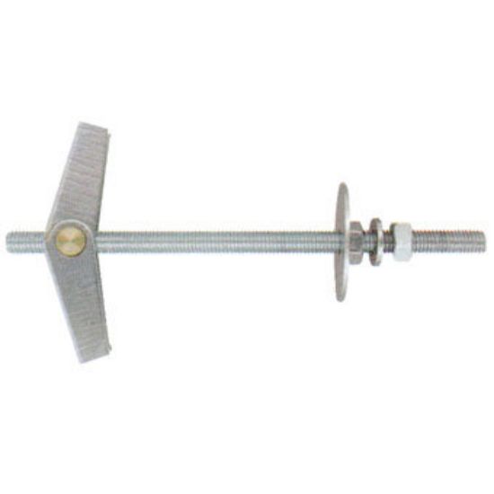 Immagine di ANCORA SCATTO CON BARRA FILETTATA M 4x80 MM CONFEZIONE DA 100 PZ