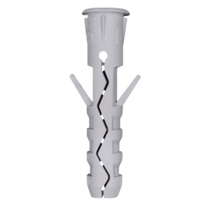 Immagine di TASSELLO NYLON CON BORDO Ø 10x60 MM CONFEZIONE DA 25 PZ