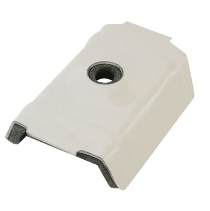 Immagine di CAPPELLOTTO PER GRECATA COIBENTATA BIANCO/GRIGIO CONFEZIONE 100 PZ