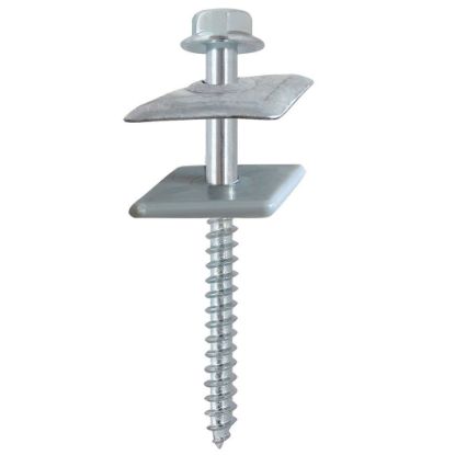 Immagine di TIRAFONDO PER LEGNO CON RONDELLA ZINCATA Ø 6x40 MM CONFEZIONE 100 PZ