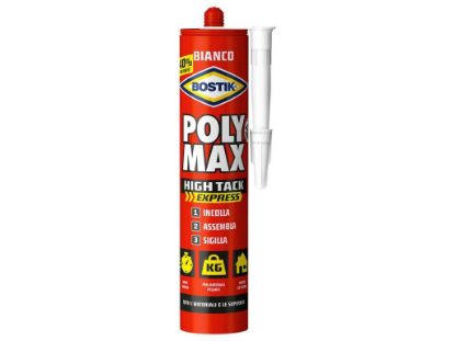 Immagine di POLY MAX HIGH TACK POLIMERO BIANCO GR.425 BOSTIK IDEALE PER INCOLLAGGIO SUPER RAPIDO