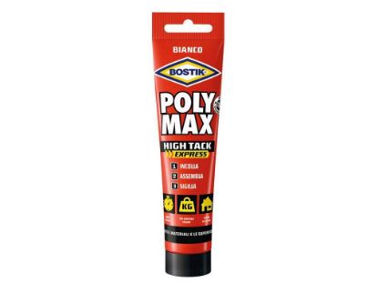 Immagine di POLY MAX HIGH TACK POLIMERO BIANCO GR.165 BOSTIK IDEALE PER INCOLLAGGIO SUPER RAPIDO