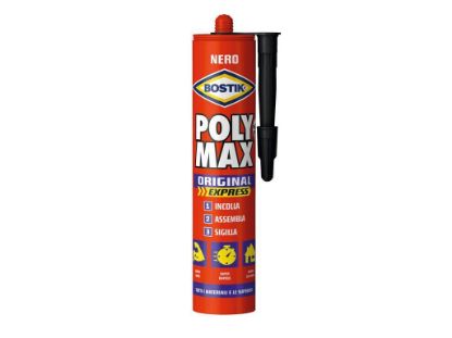 Immagine di POLY MAX EXPRESS POLIMERO NERO GR.425 BOSTIK IDEALE PER INCOLLAGGIO RAPIDO