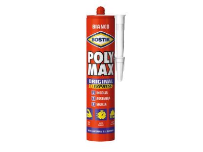 Immagine di POLY MAX EXPRESS POLIMERO BIANCO GR.425 BOSTIK IDEALE PER INCOLLAGGIO RAPIDO