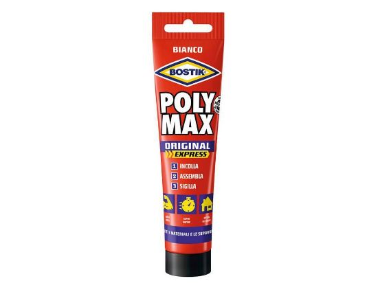 Immagine di POLY MAX EXPRESS POLIMERO BIANCO GR.165 BOSTIK IDEALE PER INCOLLAGGIO RAPIDO