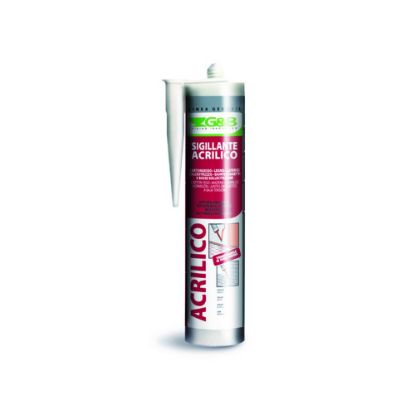 Immagine di SIGILLANTE ACRILICO VERNICIABILE GRIGIO 310 ML IDEALE PER FESSURE E GIUNTI