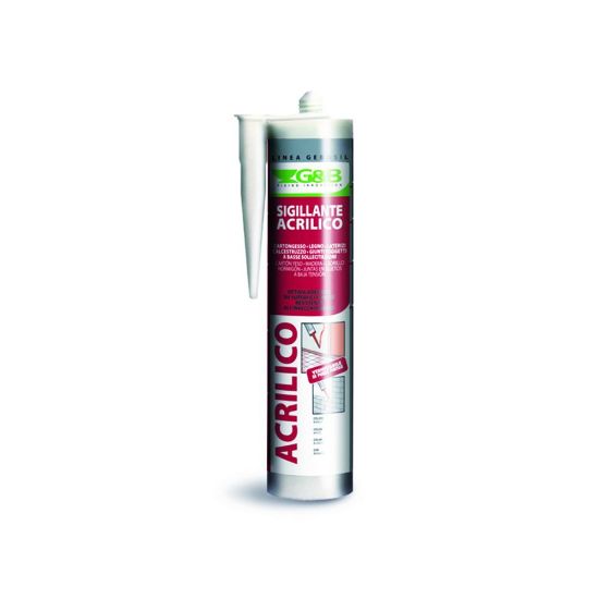 Immagine di SIGILLANTE ACRILICO VERNICIABILE GRIGIO 310 ML IDEALE PER FESSURE E GIUNTI