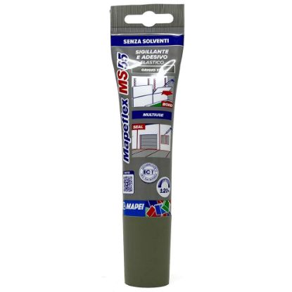 Immagine di SIGILLANTE ADESIVO IBRIDO MAPEFLEX MS55 GRIGIO 100 ML MAPEI IDEALE PER EDILIZIA GENERALE