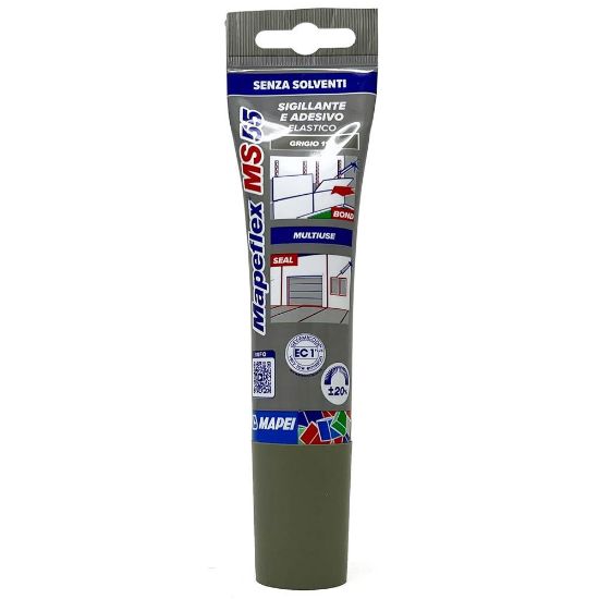 Immagine di SIGILLANTE ADESIVO IBRIDO MAPEFLEX MS55 GRIGIO 100 ML MAPEI IDEALE PER EDILIZIA GENERALE