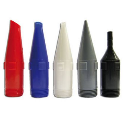 Immagine di UGELLI RICAMBIO COLORATI PER PISTOLA PER MALTA CONFEZIONE 5 PZ