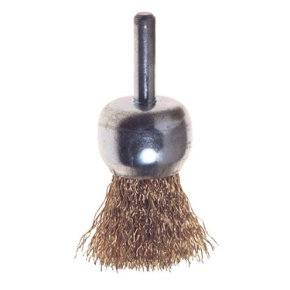 Immagine di SPAZZOLA A PENNELLO OTTONATA PER TRAPANO DIAMETRO 25 MM