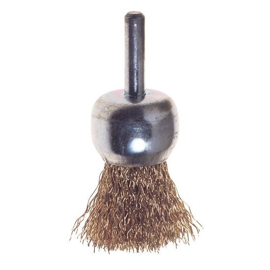 Immagine di SPAZZOLA A PENNELLO OTTONATA PER TRAPANO DIAMETRO 16 MM