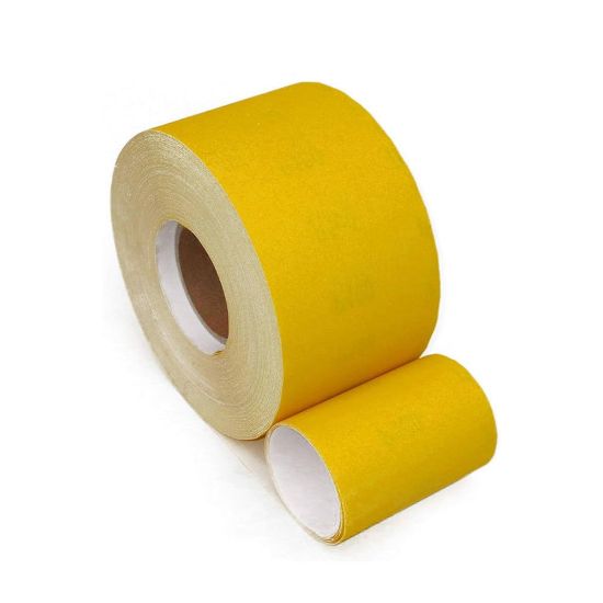 Immagine di CARTA VETRATA GIALLA GRANA 60 ROTOLO DA 50 MT