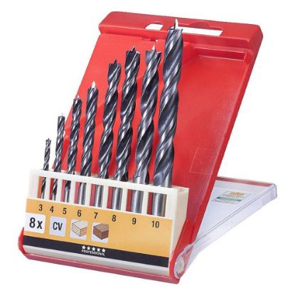 Immagine di KIT 8 PUNTE PER LEGNO DIAMETRO 3,0-10,0 MM EINHELL