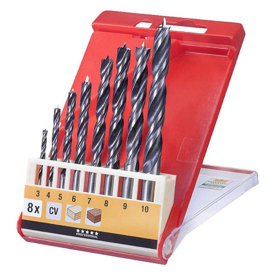 Immagine di KIT 8 PUNTE PER LEGNO DIAMETRO 3,0-10,0 MM EINHELL