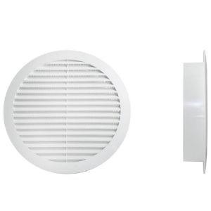 Immagine di GRIGLIA PVC DIAMETRO 80 MM