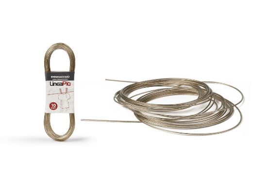 Immagine di CORDINO STENDIBIANCHERIA 10 MT RICOPERTO PVC BIANCO ART. 0555 PERFETTO CONFEZIONE 1 PZ