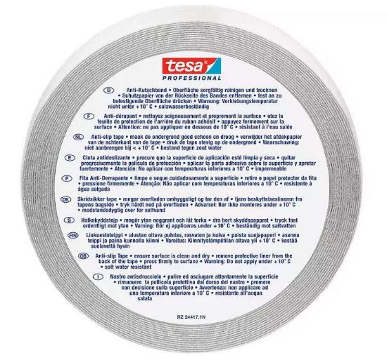 Immagine di NASTRO ANTISCIVOLO ALTO 25 MM 15 MT TRASPARENTE