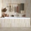 Immagine di PAVIMENTO CERAMICA IN BICOTTURA ROMA BEIGE NATURALE 60x60 CM SPESSORE 8 MM HERBERIA