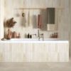 Immagine di DECORO CERAMICA BICOTTURA ROMA WALL BRICK BEIGE 25x60 CM SPESSORE 8 MM HERBERIA