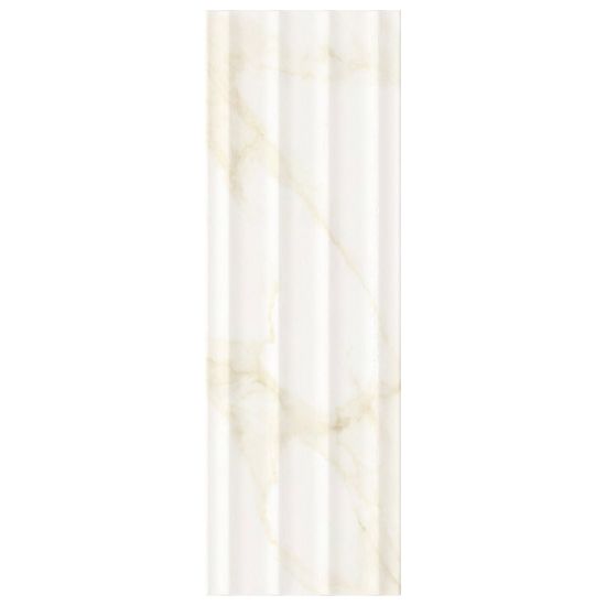 Immagine di DECORO CERAMICA BICOTTURA MARBLE CHIC MELANGE CALACATTA MATT 25x75 CM SPESSORE 8,3 MM HERBERIA