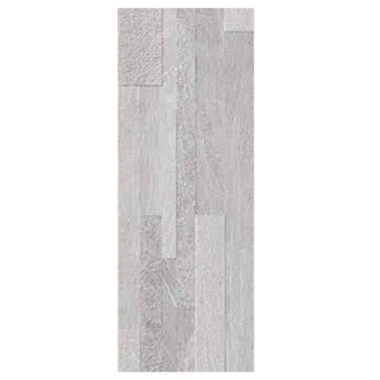 Immagine di DECORO CERAMICA BICOTTURA ORIONE FOCUS GRIGIO 25x75 CM SPESSORE 8,3 MM HERBERIA