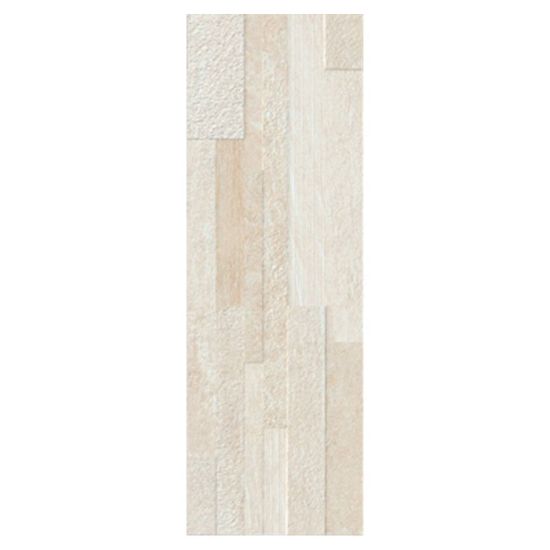 Immagine di DECORO CERAMICA BICOTTURA ORIONE FOCUS BEIGE 25x75 CM SPESSORE 8,3 MM HERBERIA