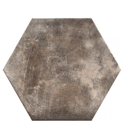 Immagine di RIVESTIMENTO GRES PORCELLANATO MIAMI LIGHT BROWN ESAGONA 24x27,7 CM SPESSORE 10 MM R10 CIR