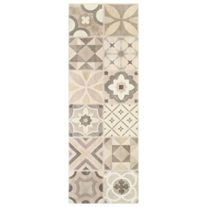 Immagine di DECORO CERAMICA SMALTATA RETTIFICATA EVEN MEDLEY WARM 35x100 CM SPESSORE 8 MM PANARIA