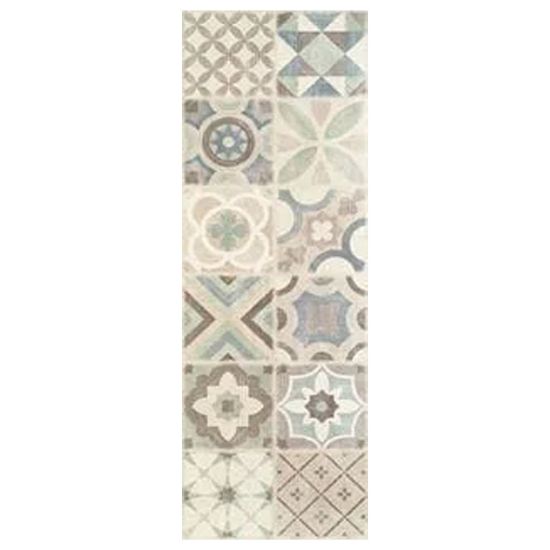 Immagine di DECORO CERAMICA SMALTATA RETTIFICATA EVEN MEDLEY COLD 35x100 CM SPESSORE 8 MM PANARIA