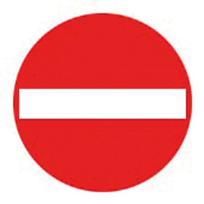 Immagine di CARTELLO STRADALE SENSO VIETATO NORMALE