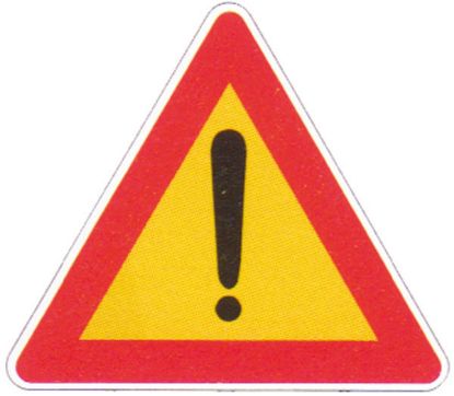 Immagine di CARTELLO STRADALE ALTRI PERICOLI