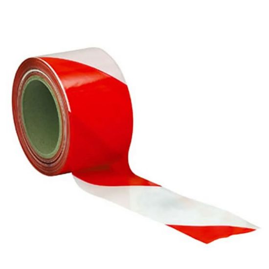 Immagine di NASTRO SEGNALETICO BIANCO/ROSSO 200 MT