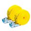 Immagine di COPPIA SISTEMA ANCORAGGIO NASTRO A FIBBRA 35 MM FISSAGGIO LEGGERO LUNGHEZZA 4 MT