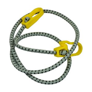 Immagine di CORDA ELASTICA CON GANCIO PVC 150 CM CONFEZIONE 2 PZ