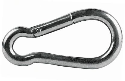 Immagine di MOSCHETTONE DA POMPIERE 4x40 MM CONFEZIONE 2 PZ