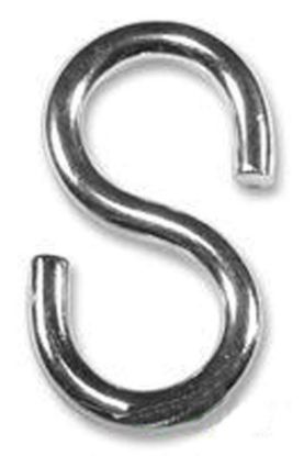 Immagine di GANCIO A S ZINCATO L62 MM CONFEZIONE 4 PZ