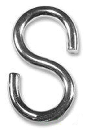 Immagine di GANCIO A S ZINCATO L52 MM CONFEZIONE 4 PZ