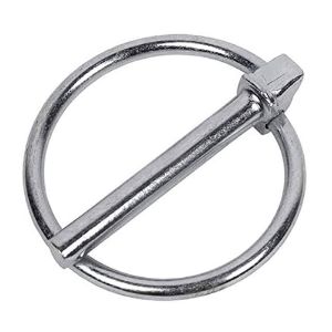 Immagine di COPPIGLIA A SCATTO ACCIAIO ZINCATO 6 MM CONFEZIONE 1 PZ