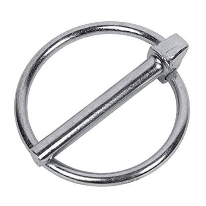 Immagine di COPPIGLIA A SCATTO ACCIAIO ZINCATO 6 MM CONFEZIONE 1 PZ